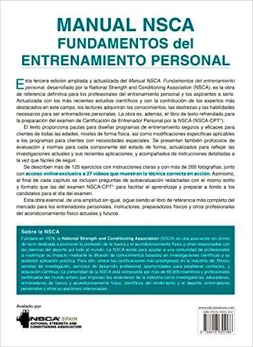 Manual NSCA. Fundamentos del entrenamiento personal. Tercera edición by NSCA