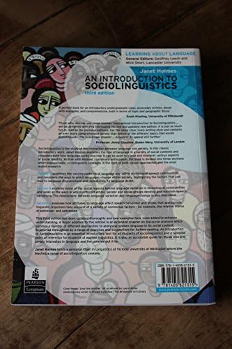 An Introduction to Sociolinguistics (3rd Edition) (Learning About Language) by Janet Holmes