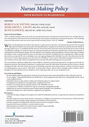Nurses Making Policy: From Bedside to Boardroom Second Edition by Rebecca M. Patton
