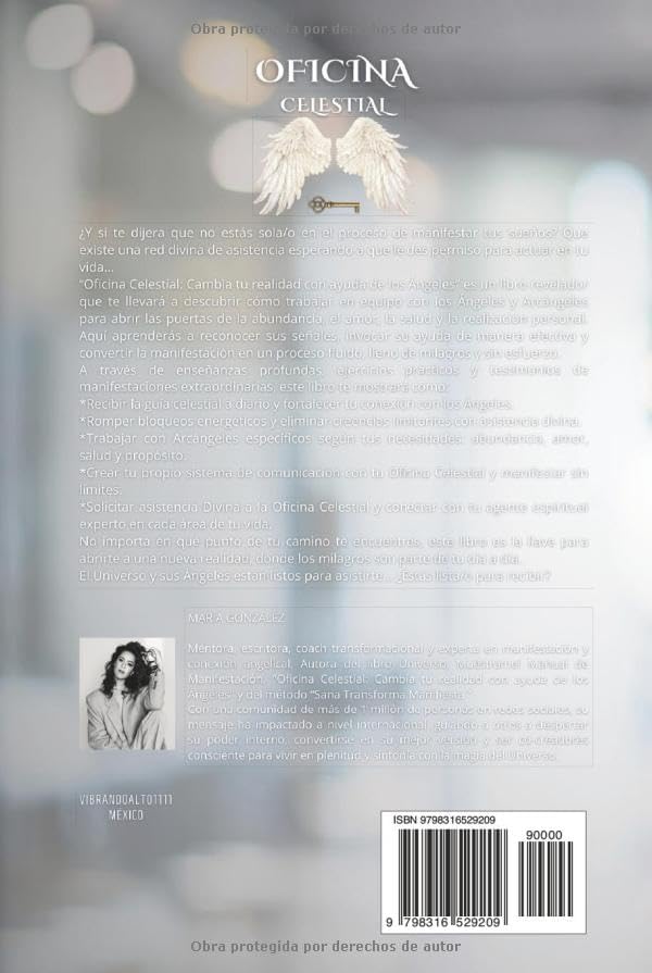 OFICINA CELESTIAL: Cambia tu Realidad con ayuda de los Ángeles (Spanish Edition) by MARIA GONZALEZ