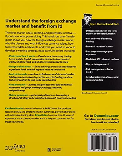 Currency Trading Fd 3e (For Dummies) by Brooks