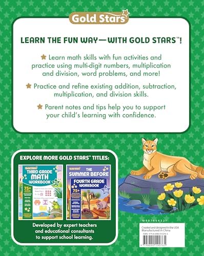 Fifth Grade Math Workbook for Kids Ages 10-11: Over 75 Activities - Number Skills, Algebra, Fractions, Geometry, Measurement and Data and more by Gold Stars