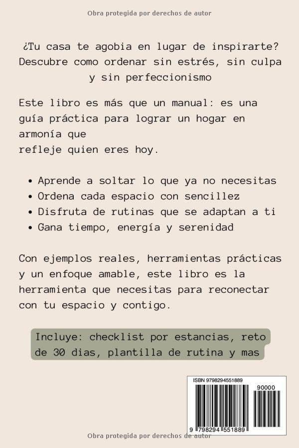 Ordena tu casa, ordena tu vida: Recupera tu espacio, tu mente y tu bienestar con un método de orden consciente (Spanish Edition) by AMG Libros