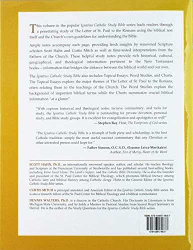 The Letter of St. Paul to the Romans (Ignatius Catholic Study Bible) by Scott Hahn