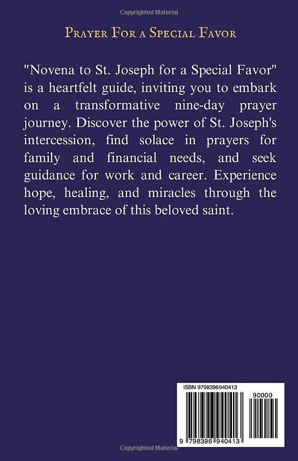 Novena to St. Joseph: Prayer for a Special Favor by Raymond Andrews