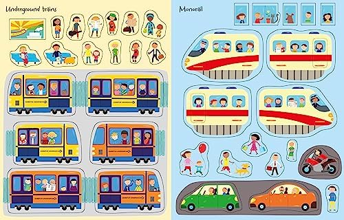 First Sticker Book Trains: Interactive Activities with 150+ Railway Stickers for Children (Ages 3-5) by Sam Taplin