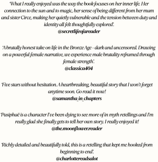 Pasiphae: An Incredible Feminist Retelling of a Woman Wronged by Myth by Jane Dougherty