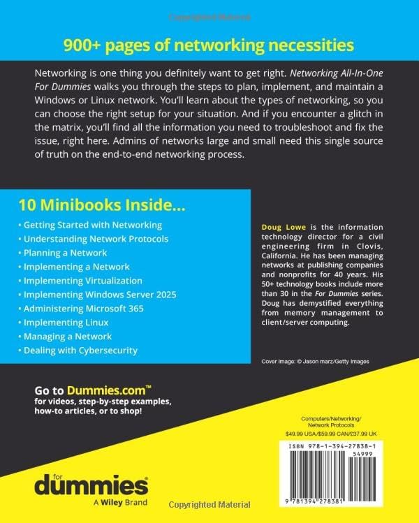 Networking All-in-One For Dummies (For Dummies (Computer/Tech)) by Doug Lowe