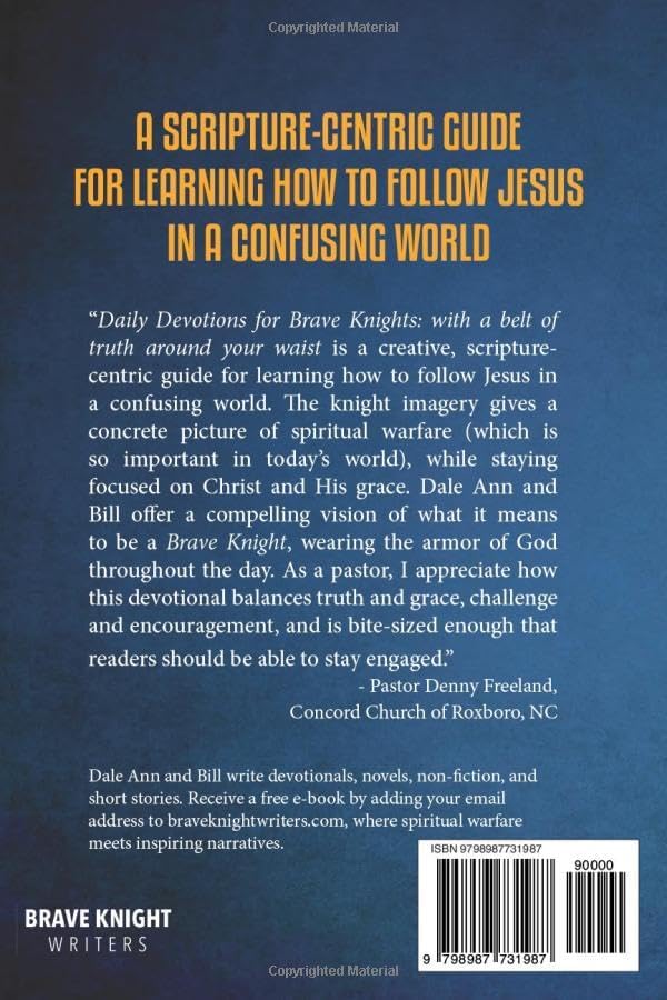 DAILY DEVOTIONS FOR BRAVE KNIGHTS: feet sandaled with readiness for the gospel of peace by Dale Ann Edmiston