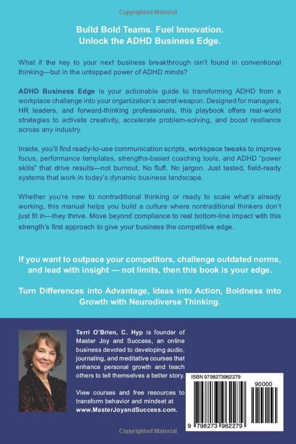 ADHD Business Edge: How to Leverage Nontraditional Thinking to Launch Innovative Ideas, Solve Problems Fast and Fuel Sustainable Growth by Terri O'Brien