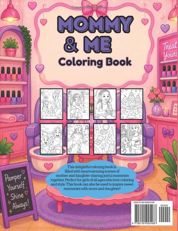 Mommy and Me Coloring Book: Enjoyable Art Activity by Jo Everly
