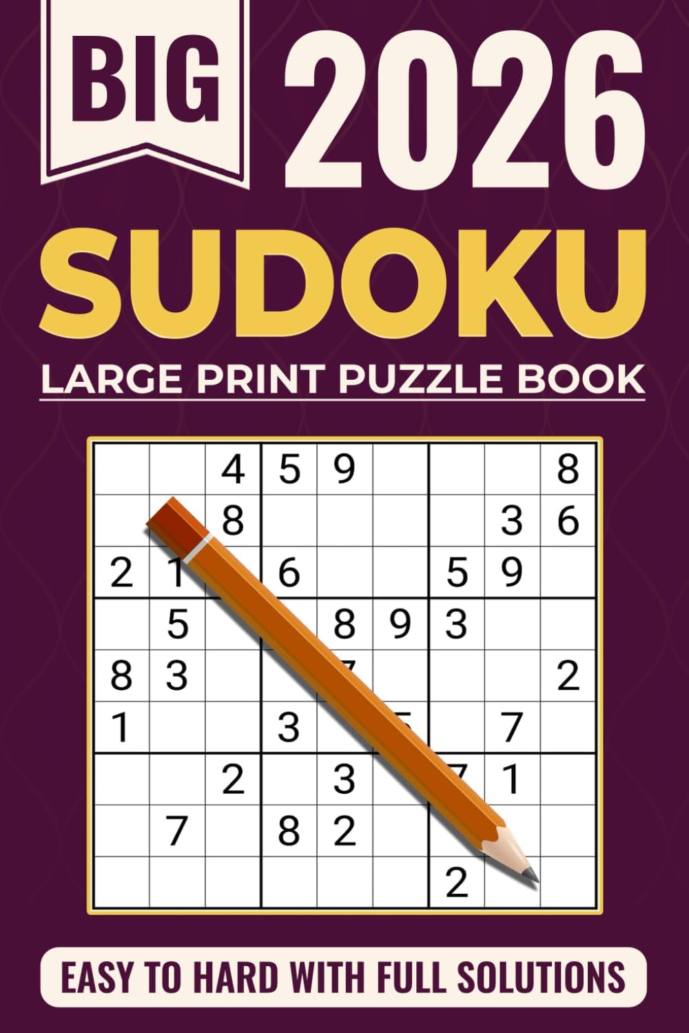 Sudoku Book for Adults - Large Print: Sudoku Puzzle Book with Solutions - The Perfect Challenge for All Skill Levels by Kimokotoo Publishing