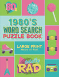 1980's Word Search Puzzle Book: For Adults Large Print, Word Search Books For Seniors. Easy, Entertaining Word Find Puzzles! by Sharper Mind Press