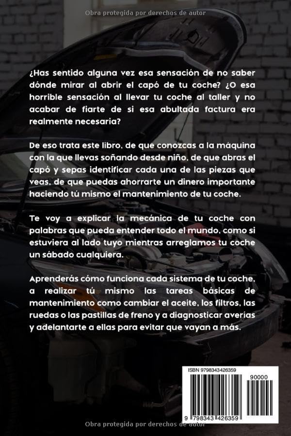 Mecánica de coches: Para burros (Mecánica para burros) (Spanish Edition) by Rafael Moreno Chacón
