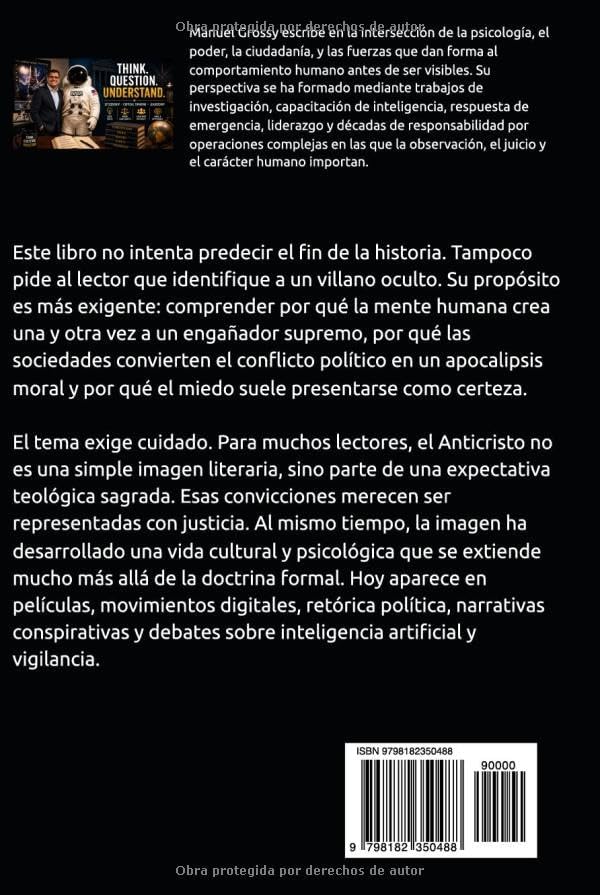 EL ARQUETIPO DEL ANTICRISTO: El miedo, el poder y la mente humana (Spanish Edition) by Manuel Grossy