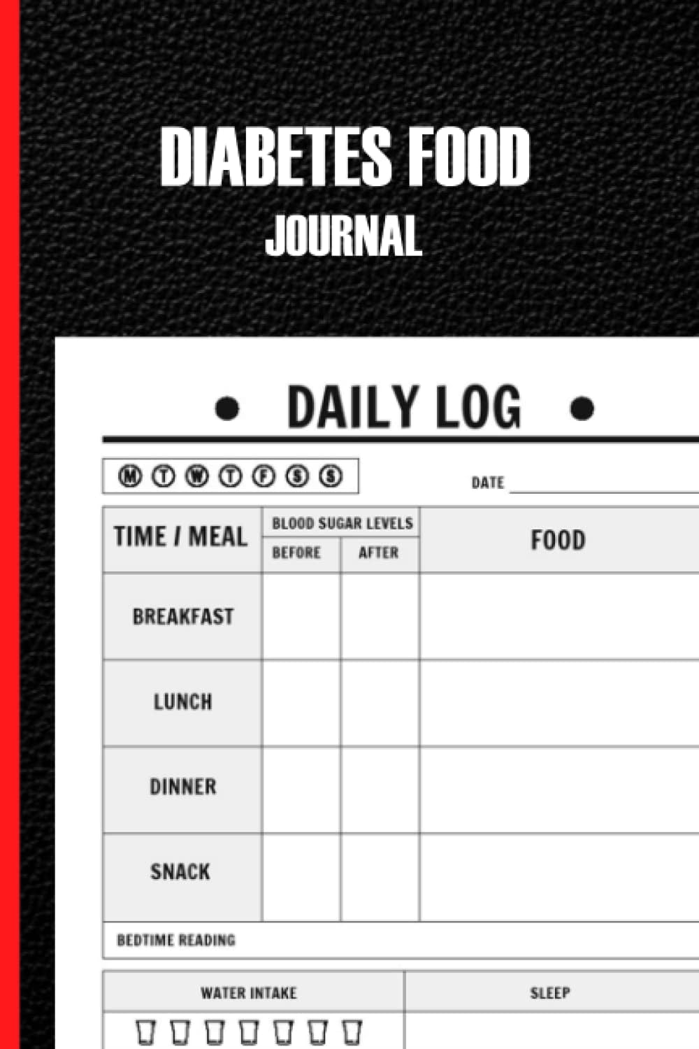 Diabetes Food Journal: Easy Monitoring System. Meal tracker, Blood Glucose Diary (daily + weekly), activity log. A Daily Log for Tracking Blood Sugar, Nutrition, and Activity by Lyda Rafferty