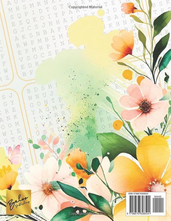 2000 Spring Word Search For Adults & Seniors: Large Print Word Find With 100 Themed Puzzles To Relax & Brighten Your Day (Year-Round Word Search Fun) by Baloo Publishing
