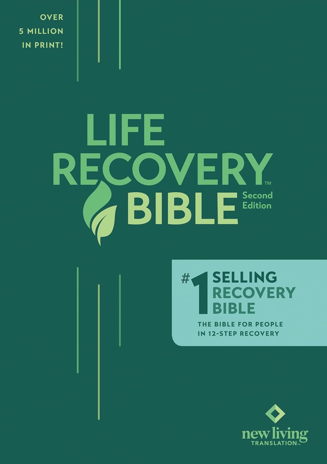 NLT Life Recovery Bible, Second Edition (Softcover): Addiction Bible Tied to 12 Steps of Recovery for Help with Drugs, Alcohol, Personal Struggles – With Meeting Guide by New Living Translation
