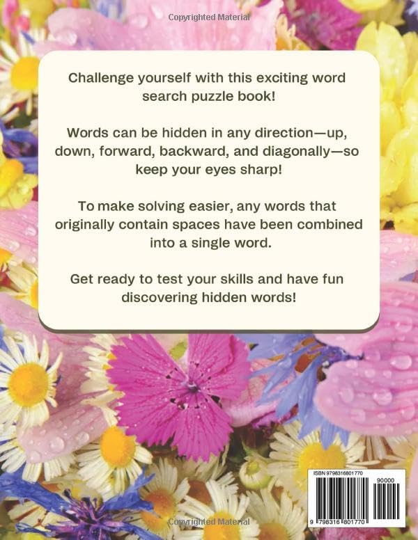 Jumbo Word Search Puzzle Book for Adults and Seniors: 120 Large Print Puzzles for Brain Boosting Fun by Zineb B.