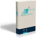 Bible bilingue français/anglais, Segond 21/NLT: couverture rigide, beige et bleue by Segond 21