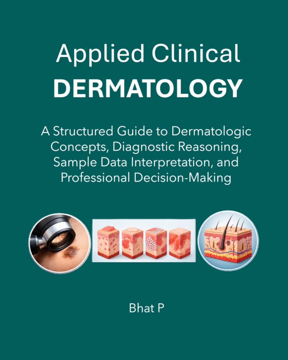 Applied Clinical Dermatology: A Structured Guide to Dermatologic Concepts, Diagnostic Reasoning, Sample Data Interpretation, and Professional Decision-Making by Bhat P