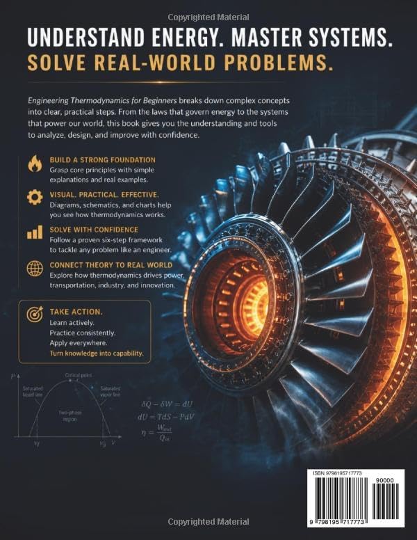 Engineering Thermodynamics for Beginners: A Step-by-Step Guide to Mastering Energy Systems, Heat Flow, and Real-World Applications with Clear Explanations and Practical Understanding by Alaric Whitcombe