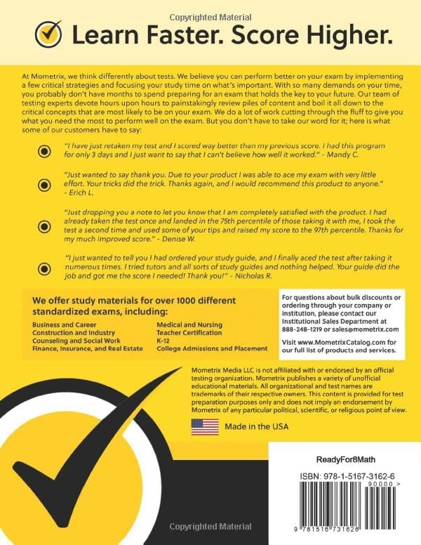 Ready For 8th Grade Math: A Summer Learning Activity Workbook For Students Entering Grade 8: [Ages 13-14] by Matthew Bowling