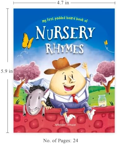 Nursery Rhymes Board Book (My First Book Series): Illustrated Classic Nursery Rhymes by Wonder House Books