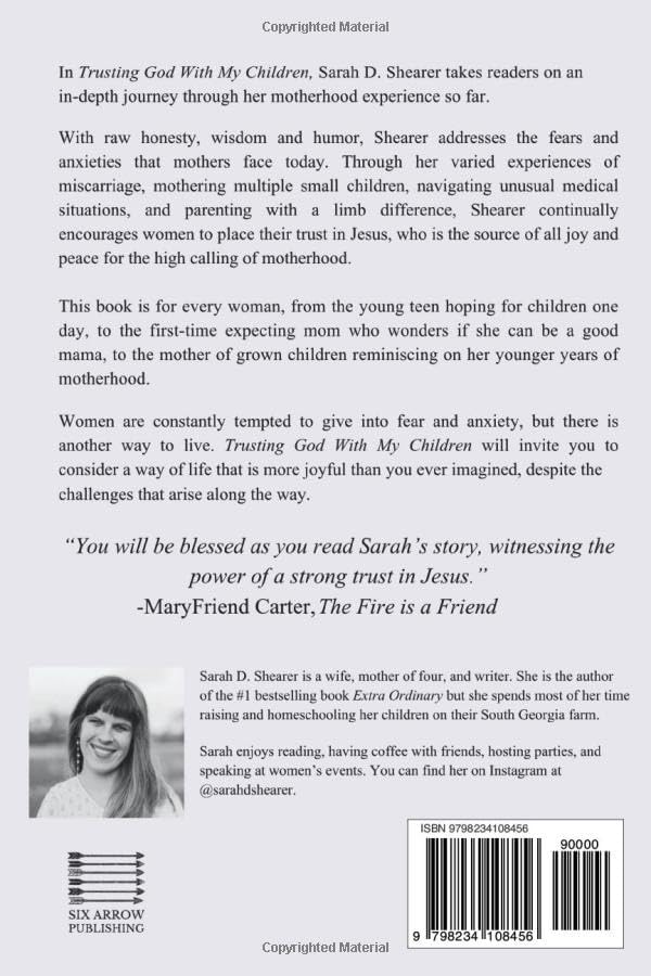 Trusting God With My Children: The Path to Joy in Motherhood by Sarah D Shearer