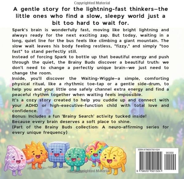 Impulse Control Picture Book for Kids Ages 3–7: A Neurodiversity-Affirming ADHD Story About Patience, Waiting, Self-Regulation & Calming Big Feelings ... SEL Books for Kids – The Brainy Buds Series) by GroAwesum Kids