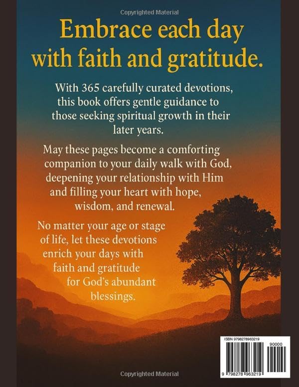 Daily Devotionals for Seniors: 5-Minute Devotions for 365 Days of Hope, Wisdom, and Spiritual Renewal by Ellington Press