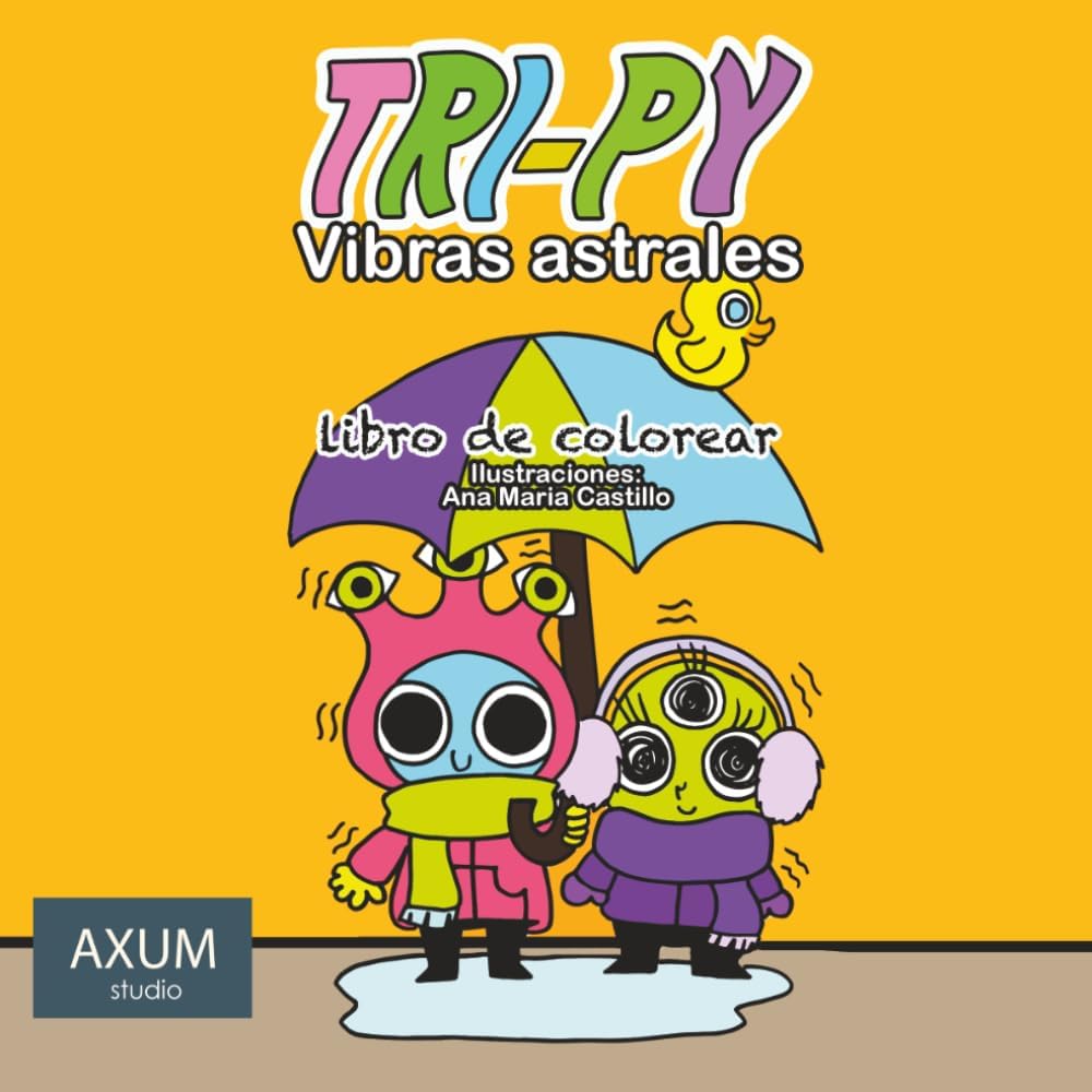 TRIPY vibras astrales: Libro de colorear (Spanish Edition) by Axum studio