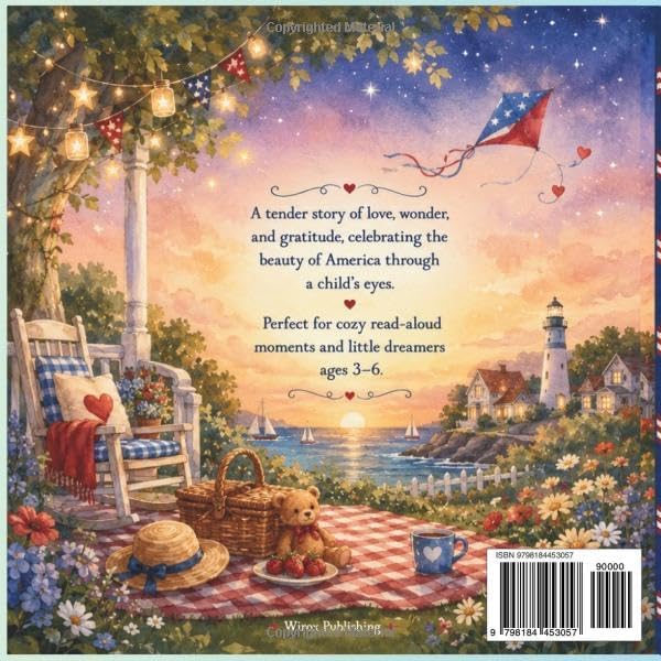 Happy 250th Birthday America, You Are My Home: A sweet patriotic bedtime storybook, picture book about love, home, family, flags, friendship, and the ... Blue Storybook for Little Dreamers Ages 3–6, by Der Wirox