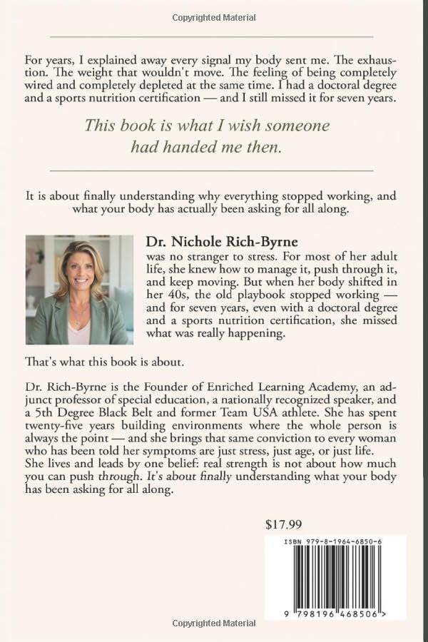 Nervous System Reset: A Woman's Guide to Reclaiming Calm, Energy, and Herself by Dr. Nichole Rich-Byrne