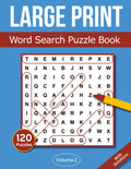Large Print Word Search Puzzle Book: Word Find Book with 120 Big Print Word Puzzles for Seniors, Elderly and Adults - Volume 2 by Rosenbladt