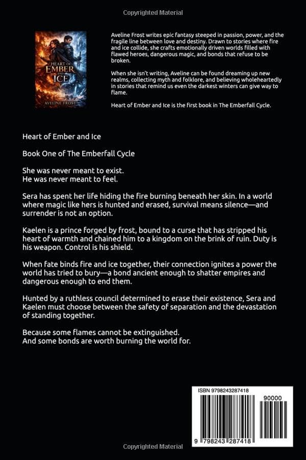 Heart of Ember and Ice: A Dark Romantasy of Obsession, Power, and Forbidden Fate (Heart of Ember and Ice Book 1) by Aveline Frost