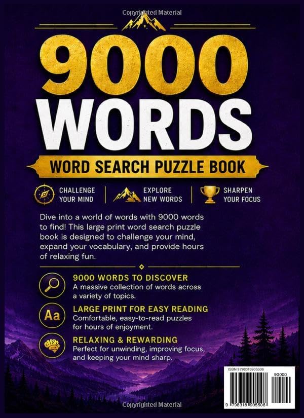 The Big Word Search Puzzle Book for Adults: 225 Large Print Puzzles for Fun and Relaxation by Kimokotoo Publishing