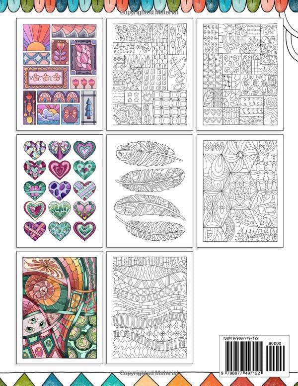 Mindfulness Patterns: Coloring Book with Creative Pattern Designs for Stress Relief and Relaxation by Vivi Tinta