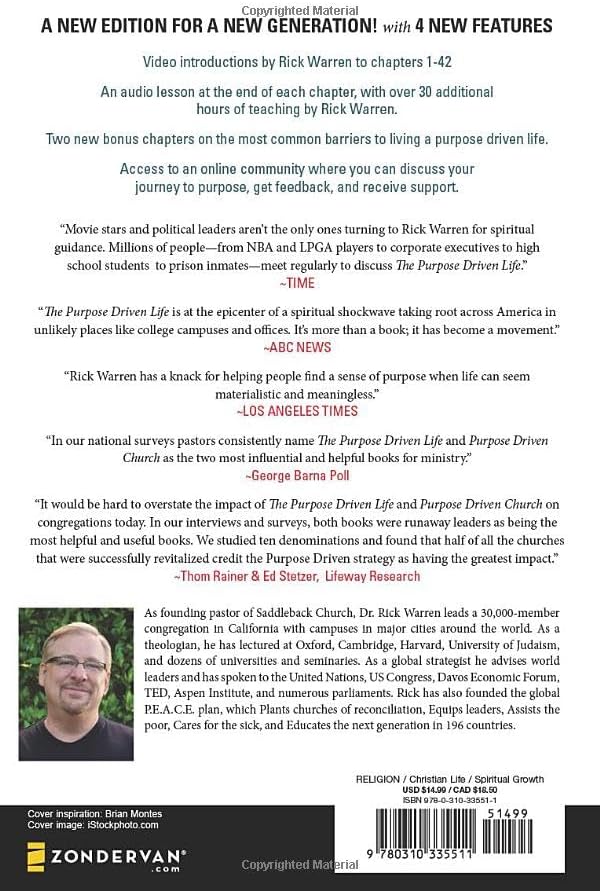 Purpose Driven Life: What On Earth Am I Here For by Rick Warren