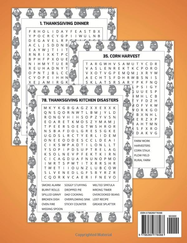 Thanksgiving Word Search For Seniors And Adults: 101 Puzzles Of Food, Family, Memories, And Funny Holiday Disasters by Bobby Napman