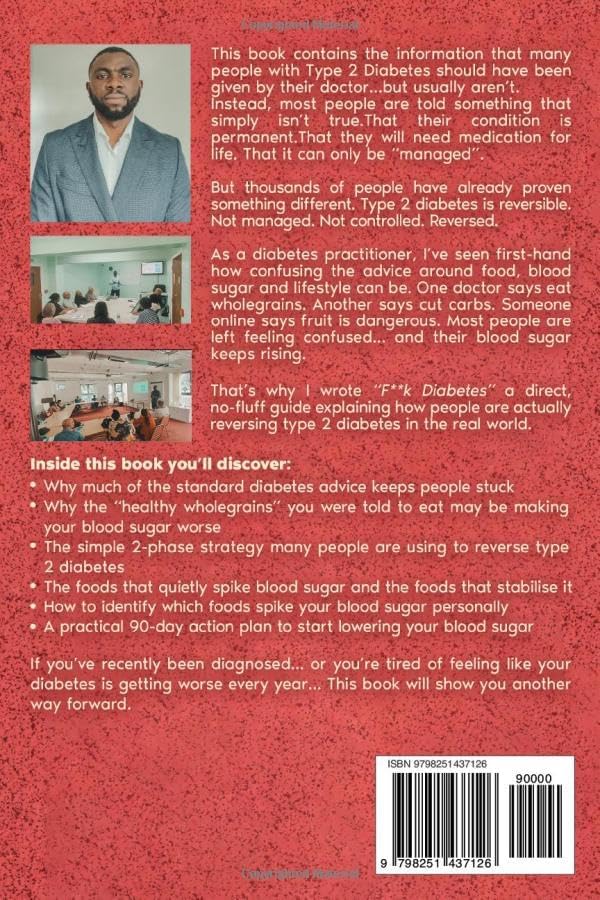 F**k Diabetes Before It F**ks You: A Detailed No Fluff Guide To Actually Reversing Type 2 Diabetes by Emmanuel Salami