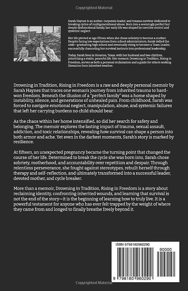 Drowning in Tradition, Rising in Freedom by Sarah Haynes