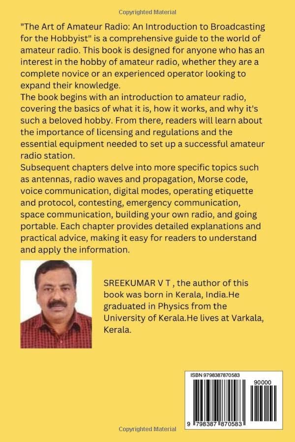 The Art of Amateur Radio: An Introduction to Broadcasting for the Hobbyist by SREEKUMAR V T