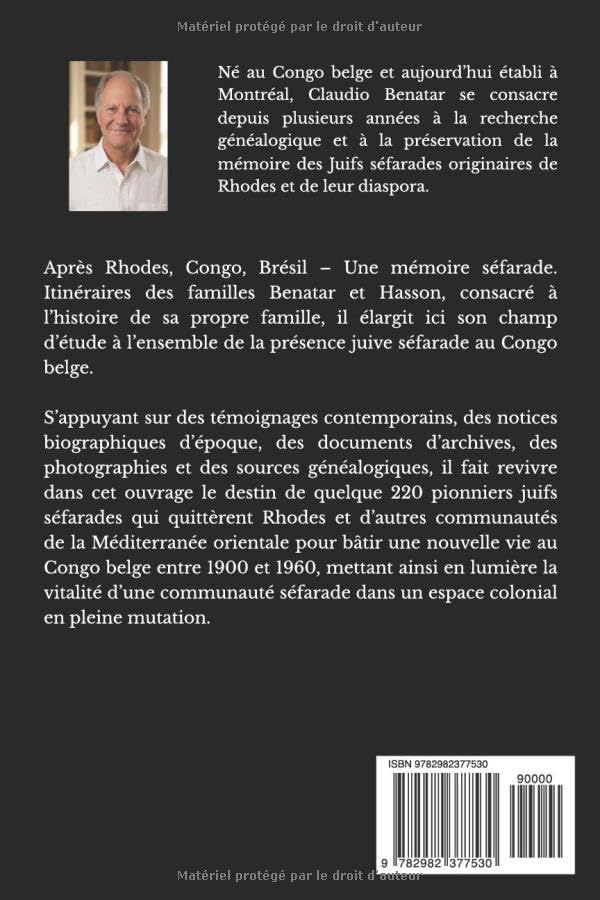 La présence séfarade au Congo belge, 1900-1960 (French Edition) by Claudio Benatar
