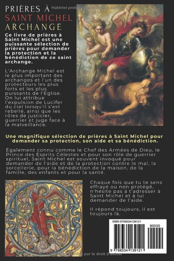 PRIÈRES À SAINT MICHEL ARCHANGE: LIVRE DE PRIÈRES À SAINT MICHEL POUR LA PROTECTION CONTRE MAL, POUR LA SANTÉ, ET BIEN PLUS - NEUVAINES - LIVRE DE PRIÈRES EN FRANÇAIS (French Edition) by Santa Bendición
