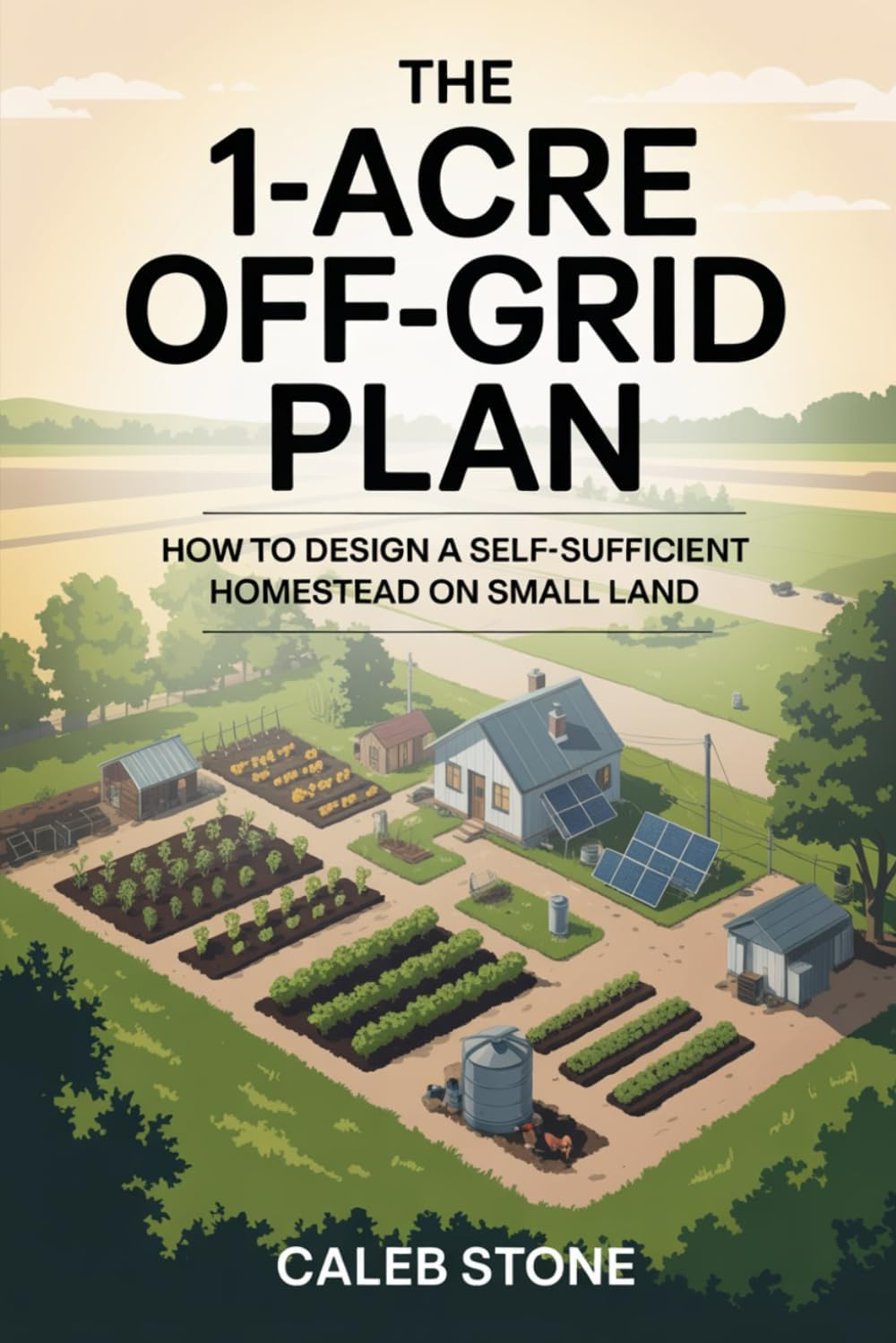 The 1-Acre Off-Grid Plan: How to Design a Self-Sufficient Homestead on Small Land by Caleb Stone