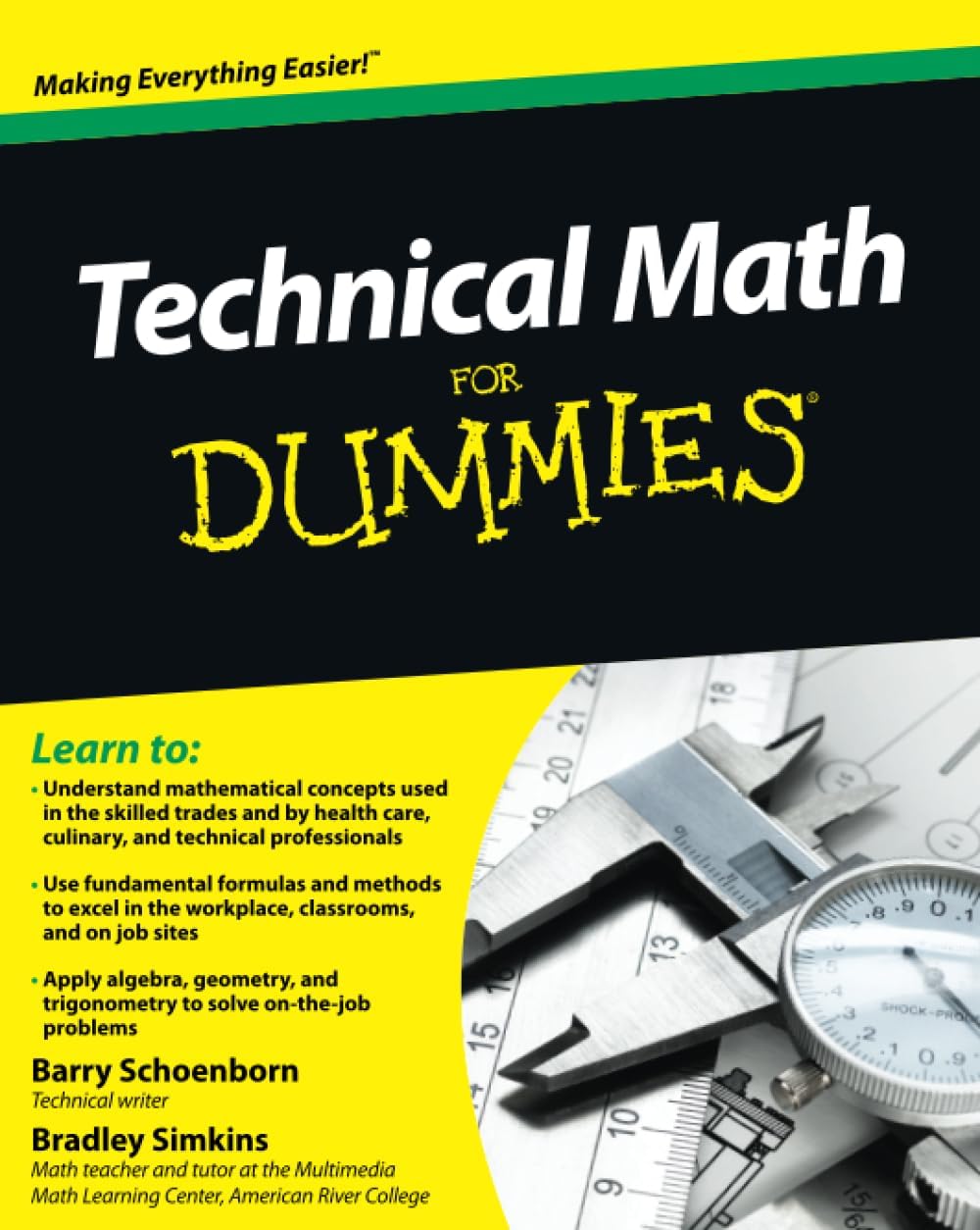 Technical Math For Dummies (For Dummies Series) by Barry Schoenborn
