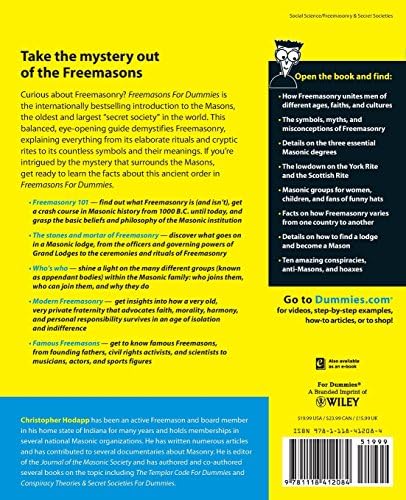 Freemasons FD, 2e (For Dummies) by Christopher Hodapp