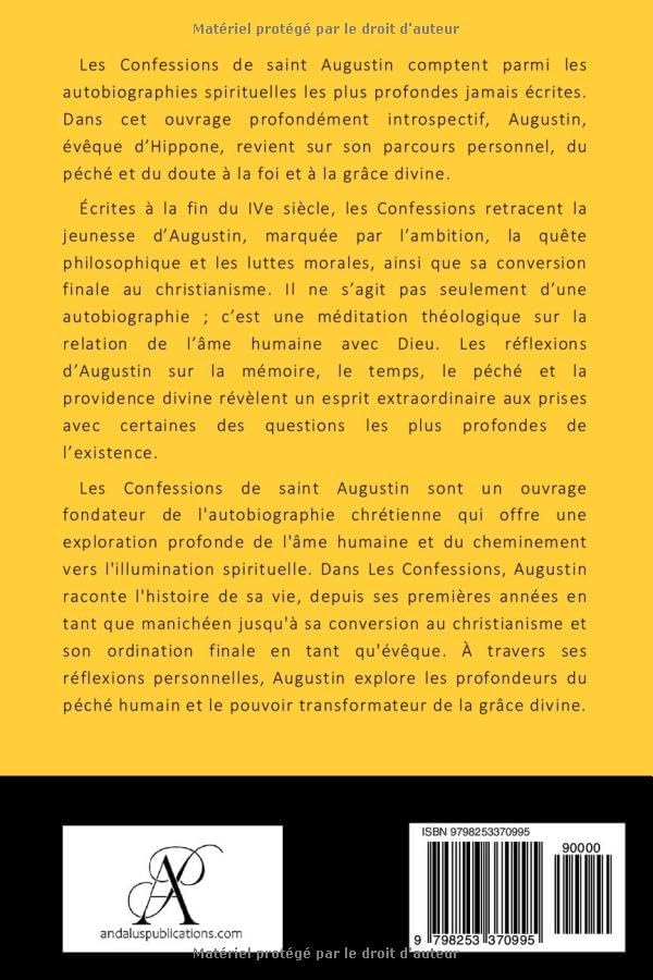 Les Confessions de Saint Augustin (traduction) (French Edition) by Évêque d'Hippone Saint Augustin