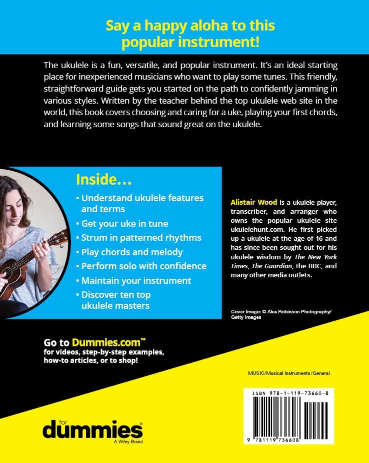 Ukulele For Dummies by Alistair Wood